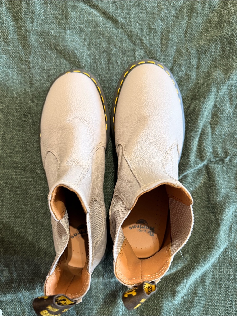 Dr. Martens White Chelsea Boots Women's Size 8